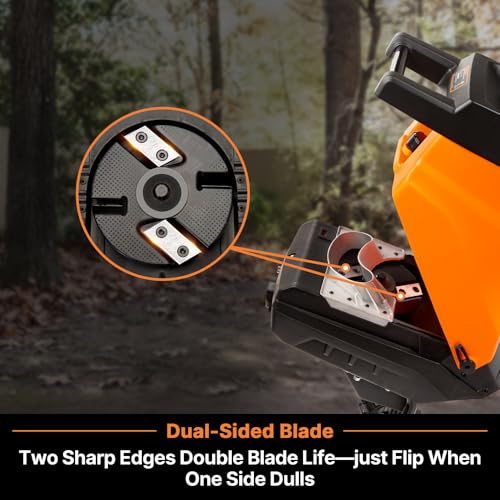 Electric Wood Chipper Shredder 15-Amp 1.8-Inch Cutting Diameter G161087
