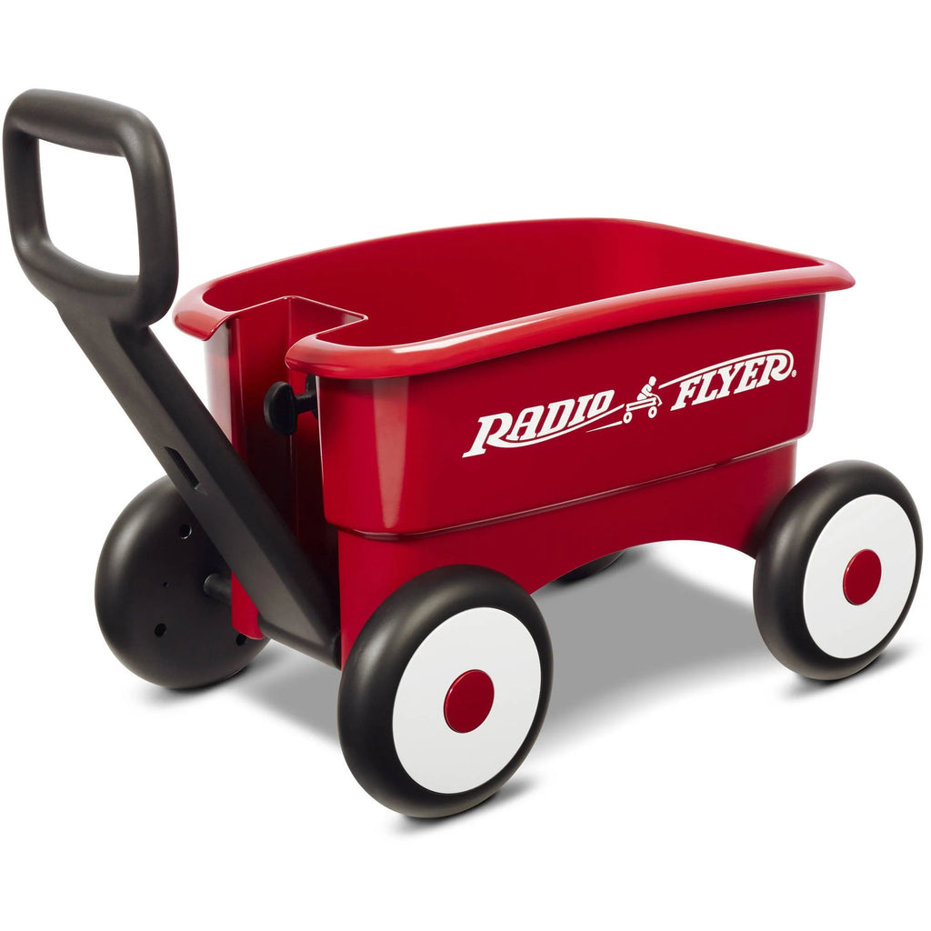 Red 2-in-1 Play Wagon Push Walker R816698