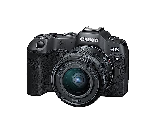 Black Full-Frame Mirrorless Camera with Tripod & Stereo Microphone W7333