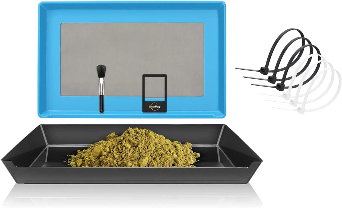 Blue Black Bud Trimming Tray I316