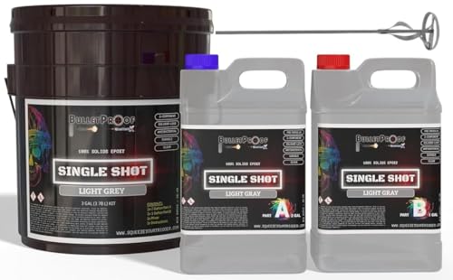 100% Solids Epoxy Resin Kit (3 Gallon) Solvent-Less Two Component Gloss Coat Finish Low VOC H30449