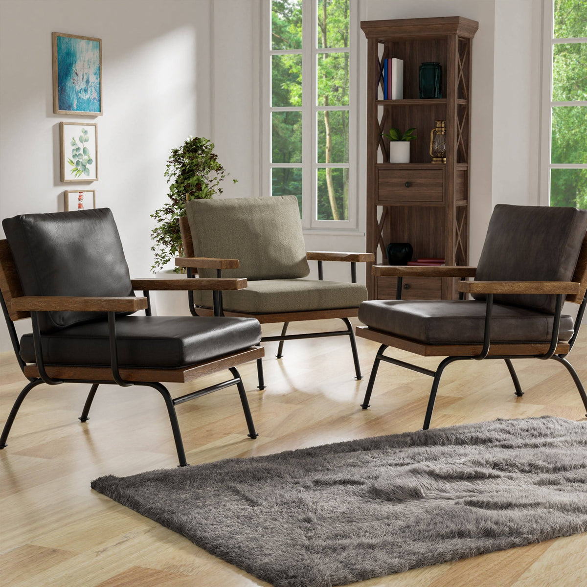 Taupe Accent Chair S720