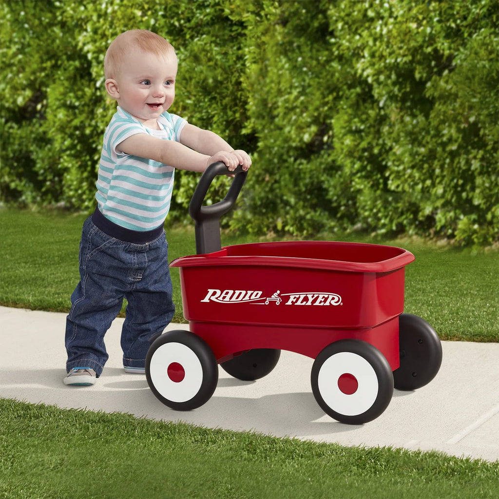 Red 2-in-1 Play Wagon Push Walker R816698