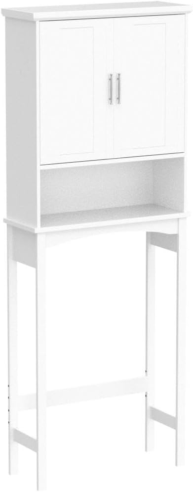 White Over The Toilet Storage Cabinet U62146
