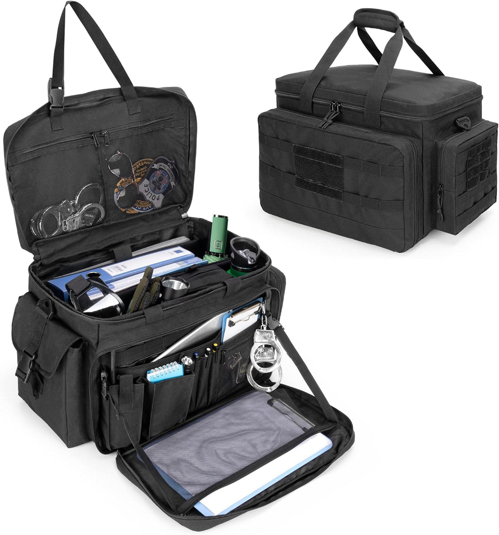Black Car Front Seat Organizer with Padded Laptop Layer W20121