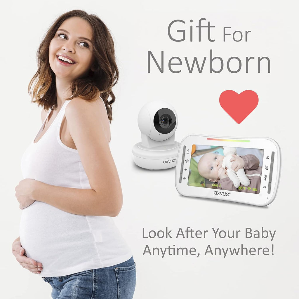 Baby Monitor with Pan-Tilt-Zoom Camera and LCD Screen, Night Vision A20321