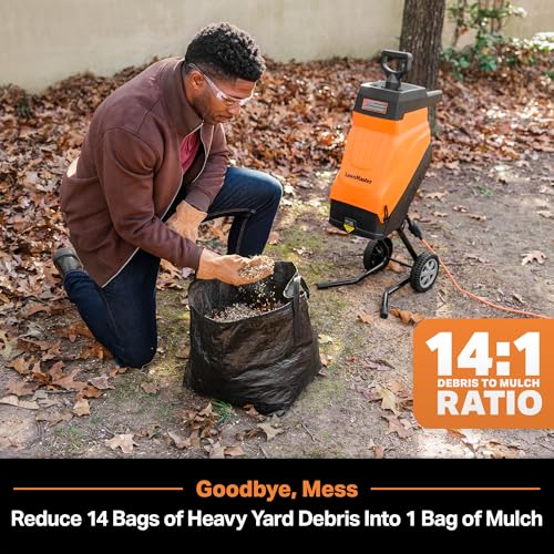 Electric Wood Chipper Shredder 15-Amp 1.8-Inch Cutting Diameter G161087