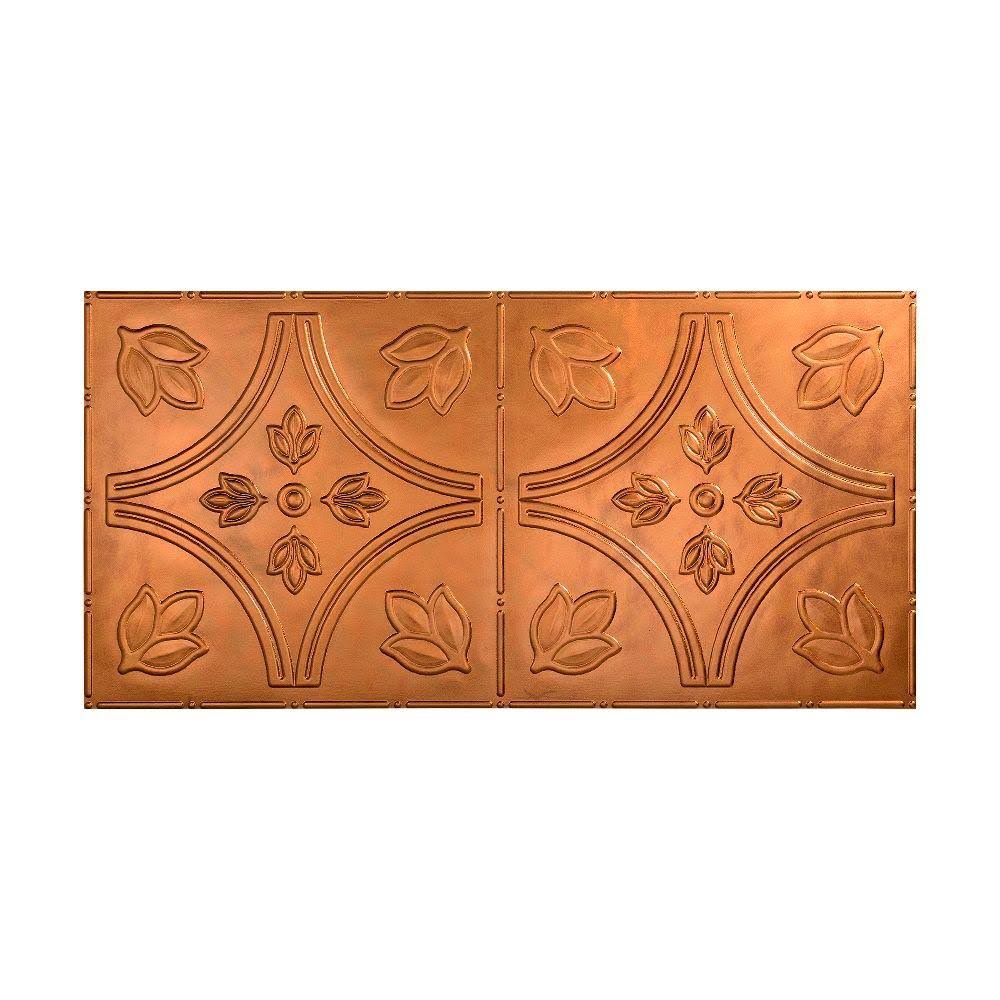 Antique Bronze Decorative Vinyl Ceiling Tile (5 Pack) Q500