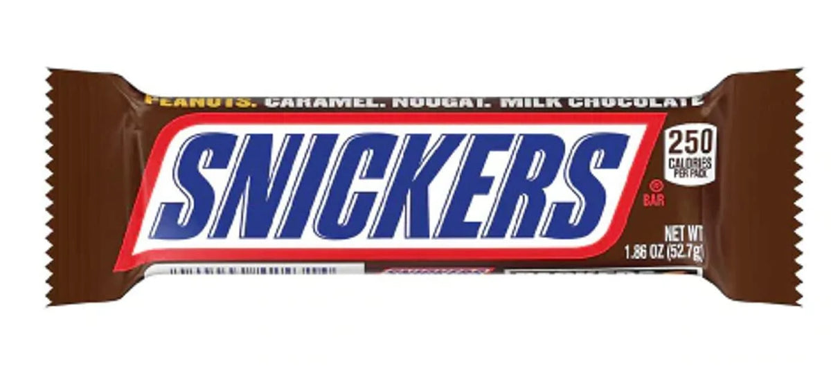 Individually Wrapped Full Size Milk Chocolate Candy Bars Variety Pack, 24 Bars D4356