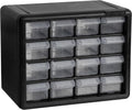 24-Drawer Plastic Storage Cabinet Black B5295