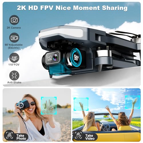 2K HD Camera GPS Drone with Brushless Motor R345