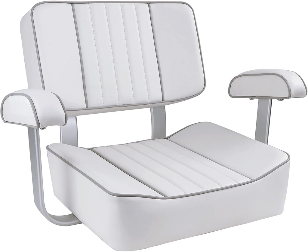 Grey Boat Seat With Arm Rest W9104