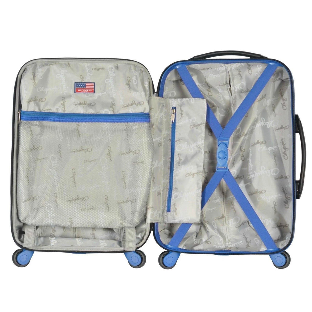 Black Blue Carry-On Suitcase L868