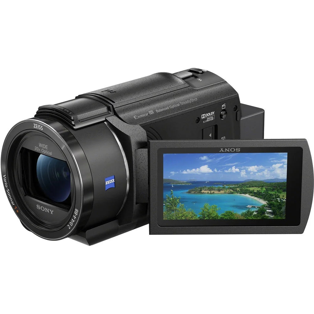 UHD 4K Handycam Camcorder Bundle with 128GB Memory Card E4970