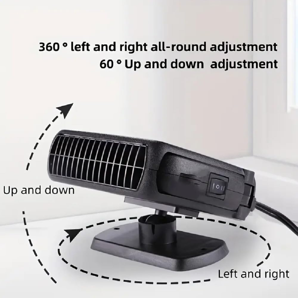 200W Portable Car Heater with Cigarette Lighter Plug E2231
