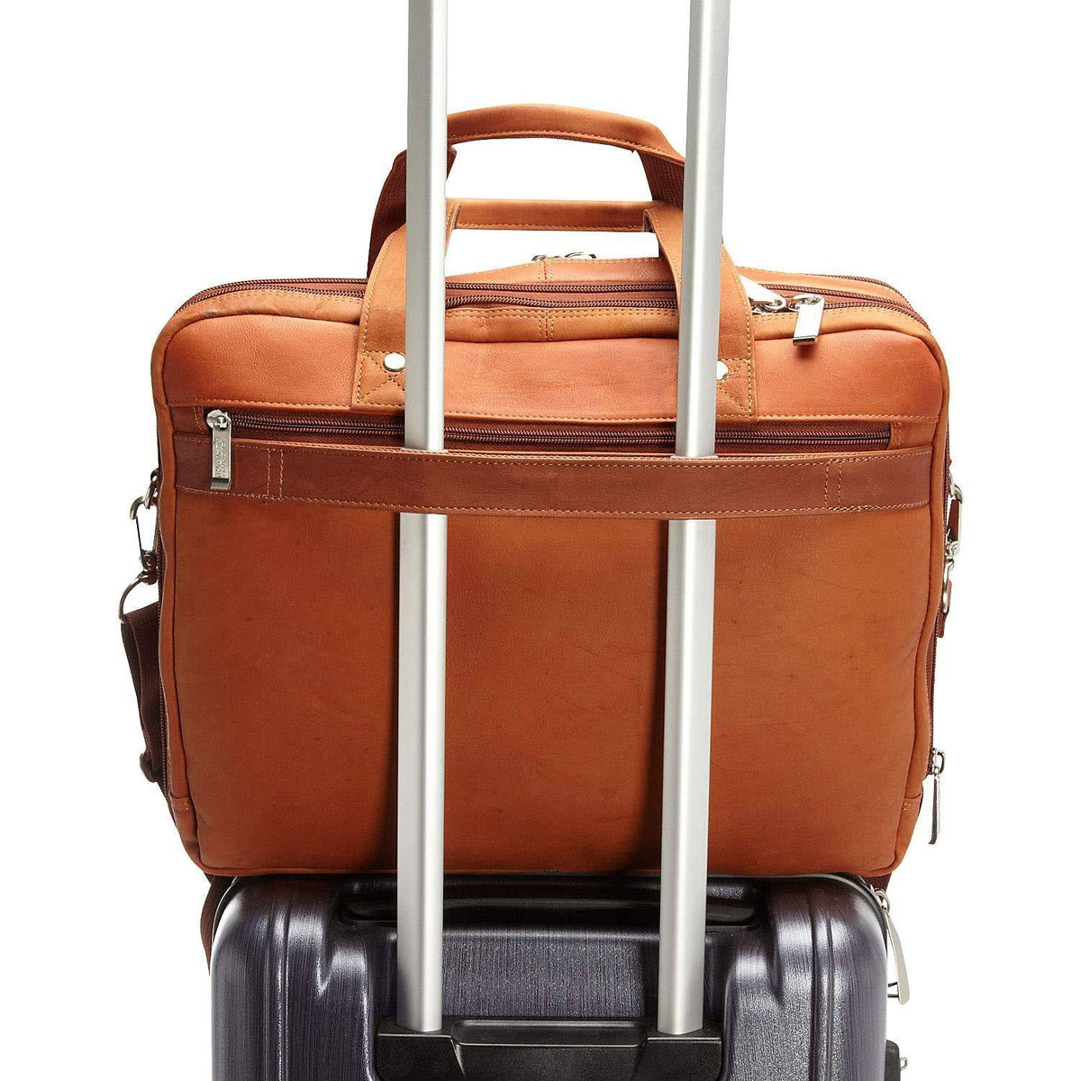 Expandable Double Gusset Top-Zip Portfolio Case J212