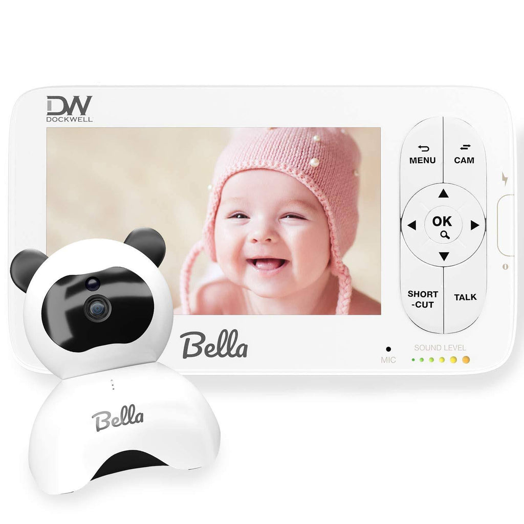 Video Baby Monitor 5 LCD Camera 2 Way Audio Night Vision W85878