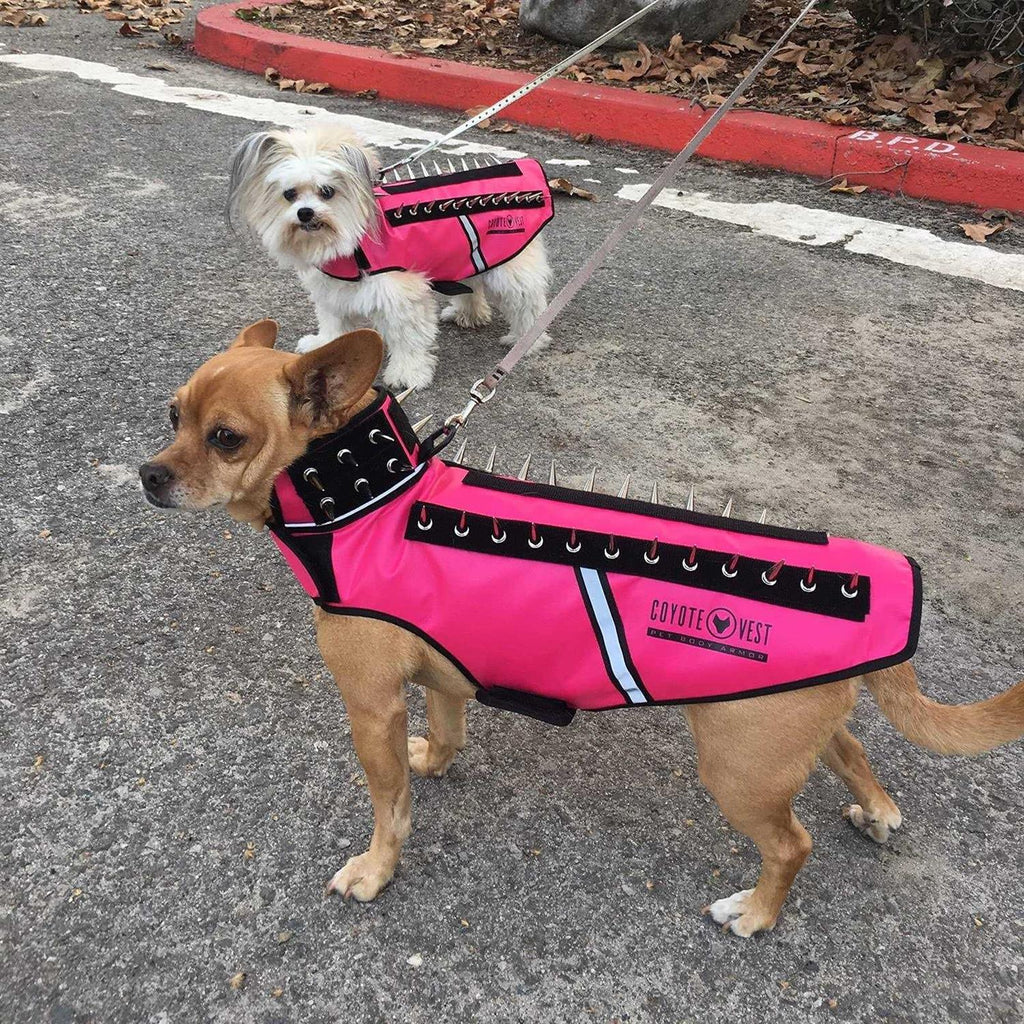 Reflective Dog Harness Vest with Spikes M568344