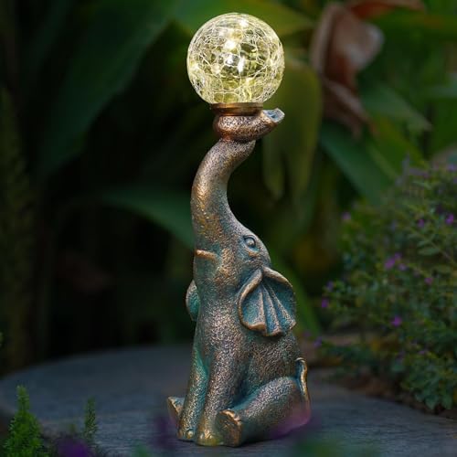 Bronze Elephant Garden Statue V95655