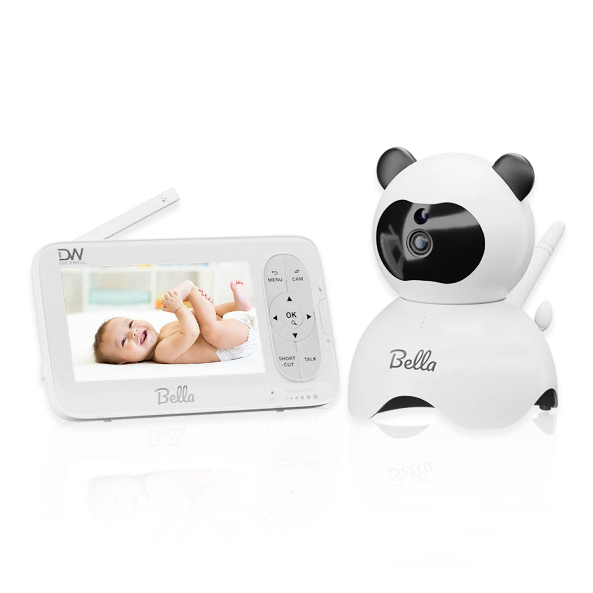 Video Baby Monitor 5 LCD Camera 2 Way Audio Night Vision W85878