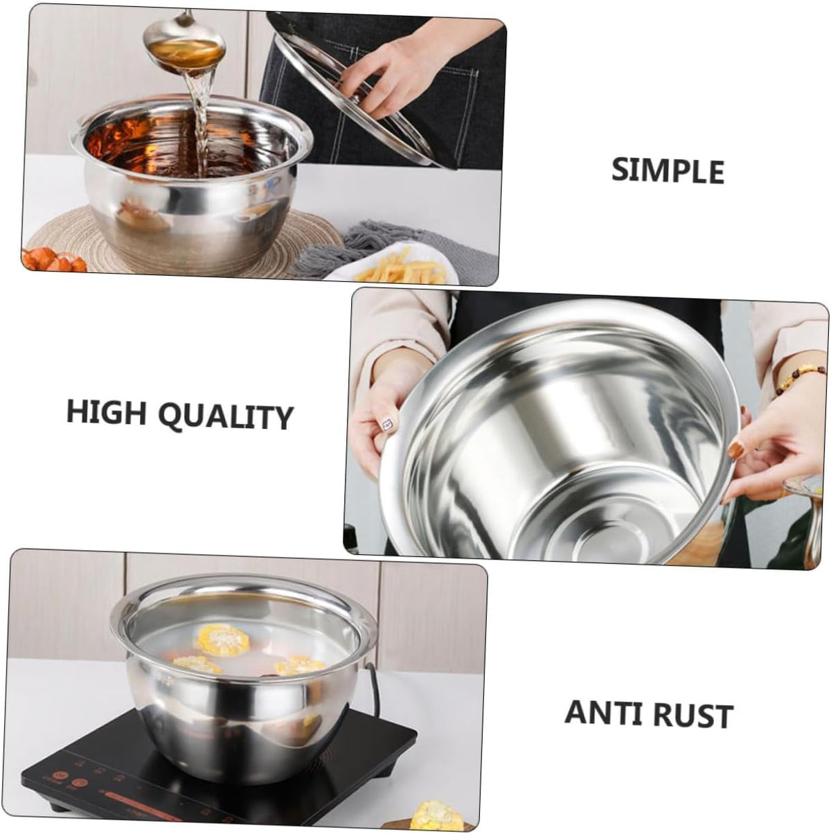 Stainless Steel Oil Bowl R2134