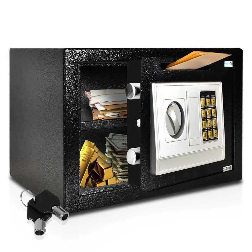 Electronic Safe Box with Mechanical Override J88297