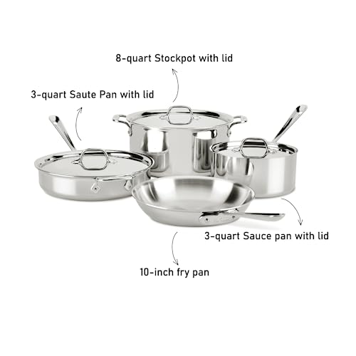 3-Ply Stainless Steel 10 Piece Cookware Set P847