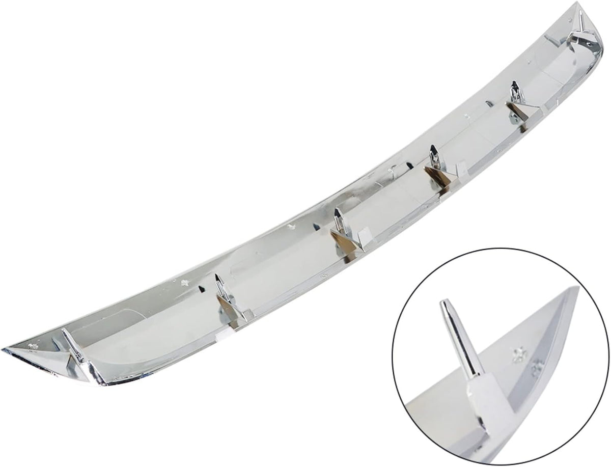 Chrome Front Grille Trim Lower Molding Replacement Pack of 2 B210616