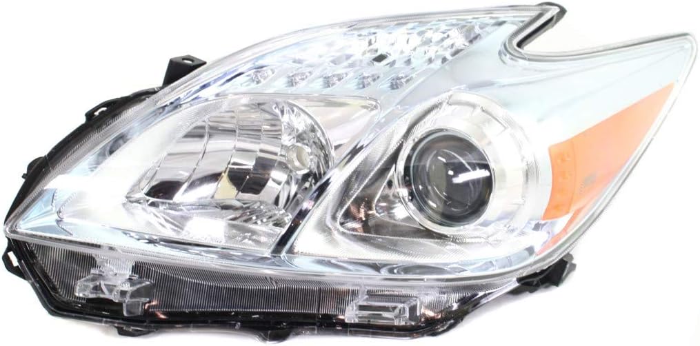 Driver Side Halogen Headlight Lens and Housing I80840
