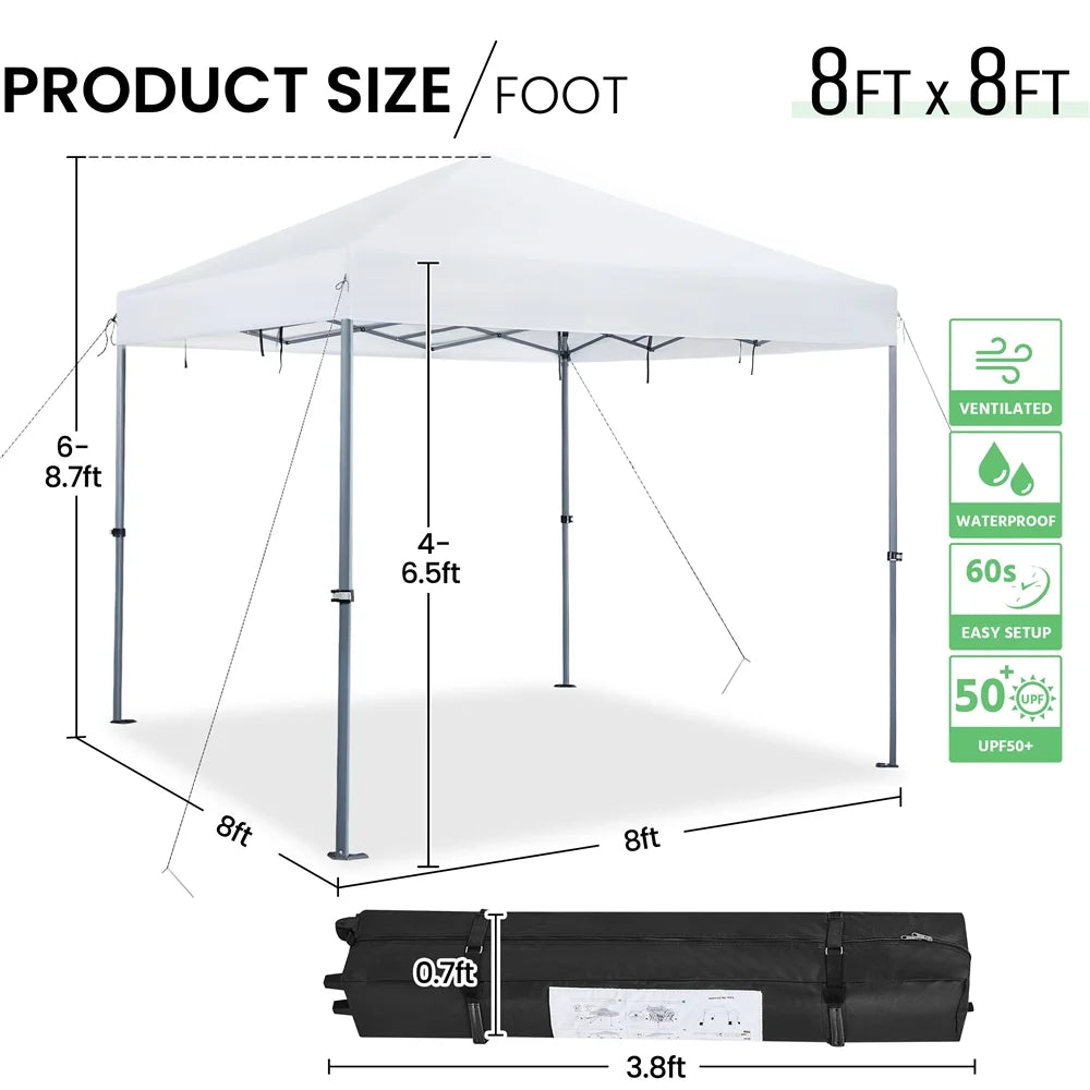 White Pop-up Canopy X36989