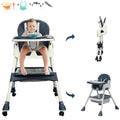 4-in-1 Baby Highchair with Five-Point Snap Button, Blue T3501