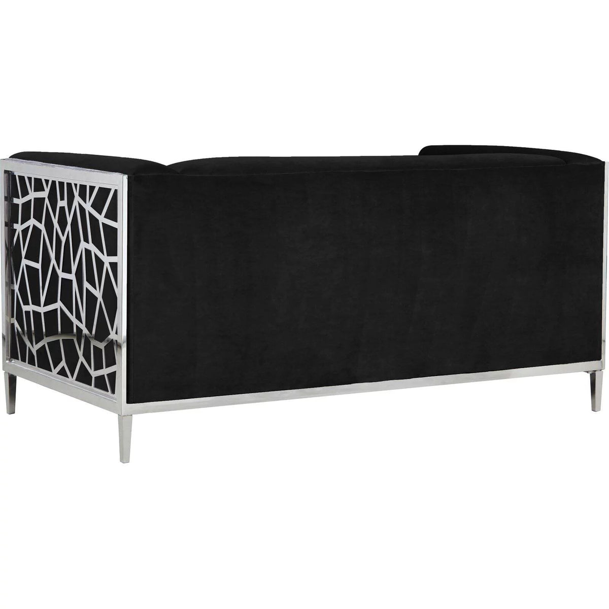 Black Velvet Loveseat C443084