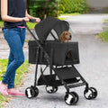 3-in-1 Pet Stroller with Detachable Carrier & Cup Holder R352