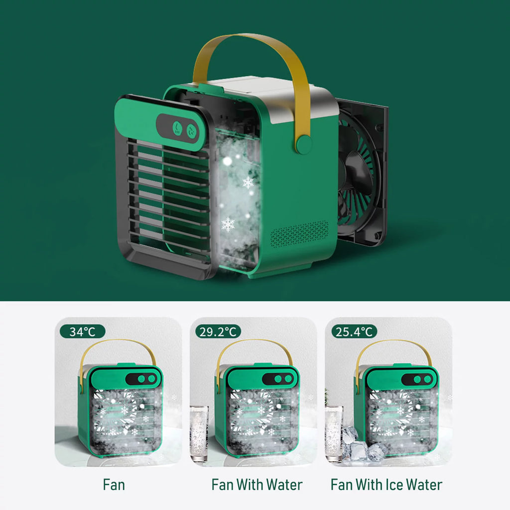 Air Conditioner Fan 180mL 3 Speeds USB Air Cooler O61682