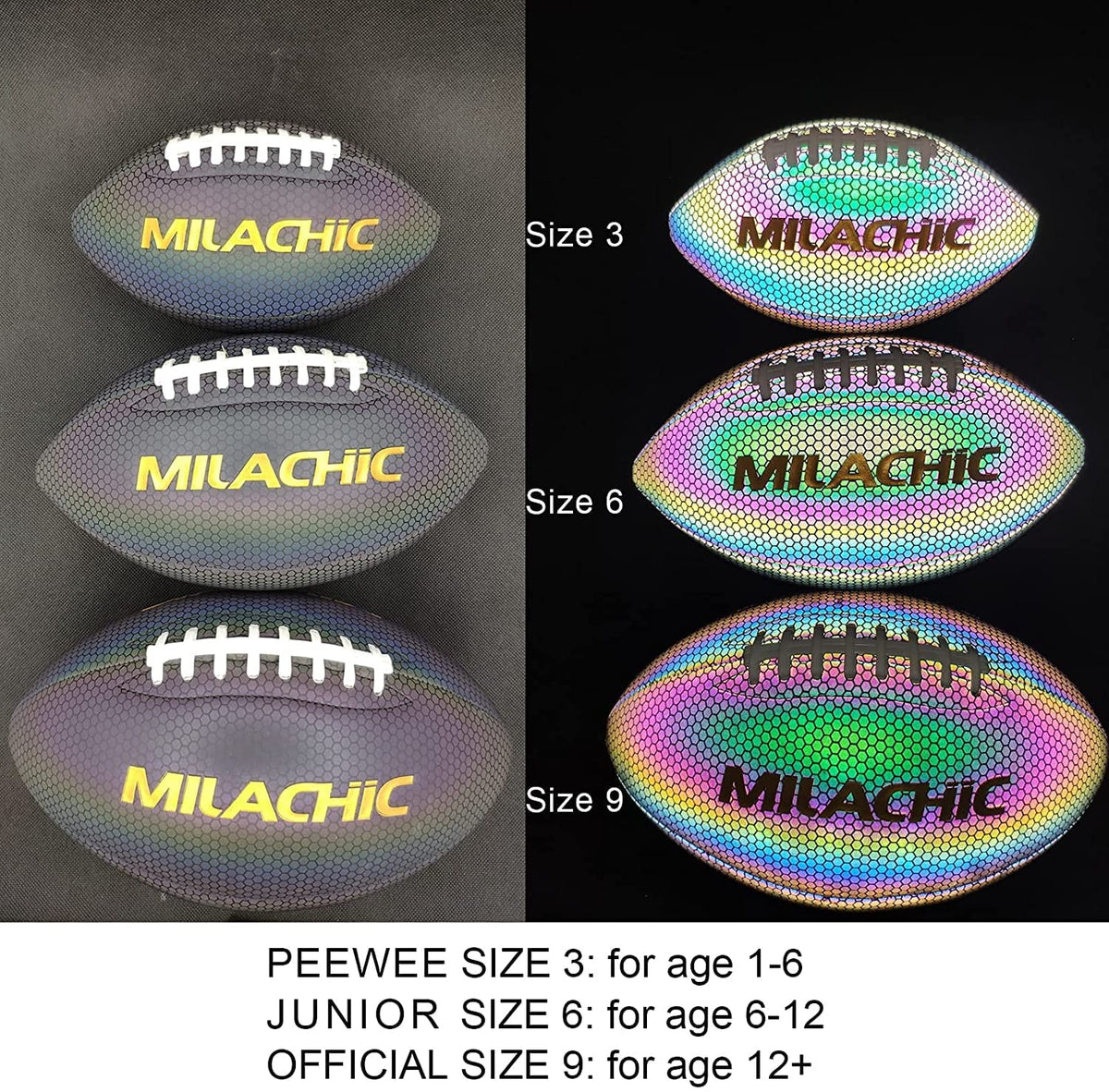 Holographic Reflective Football with Pump J10378
