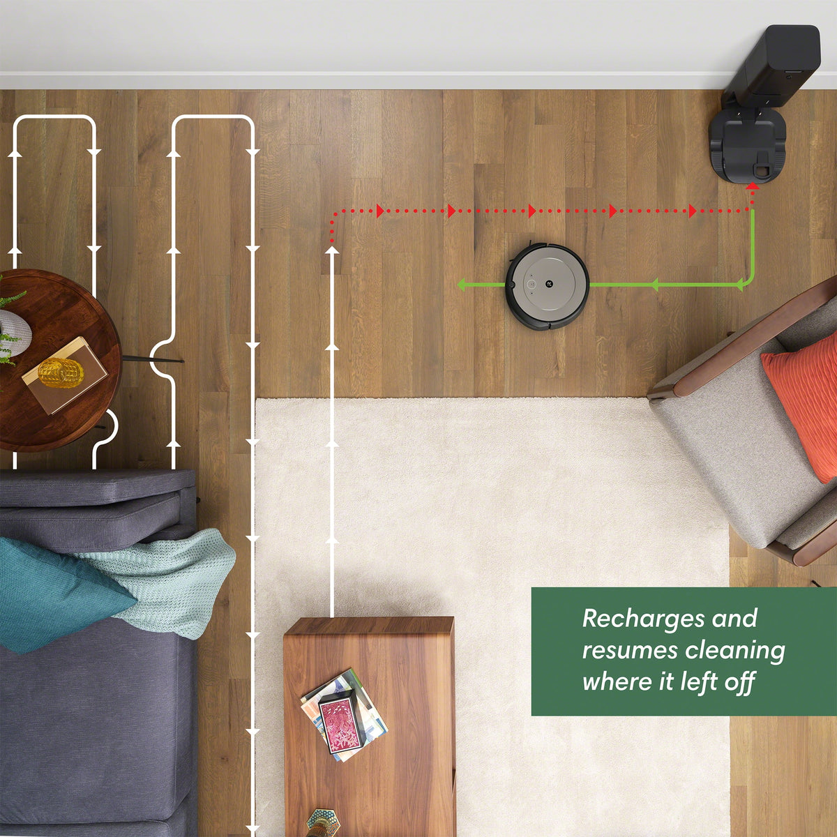 Wi-Fi Connected Self-Emptying Robot Vacuum K903