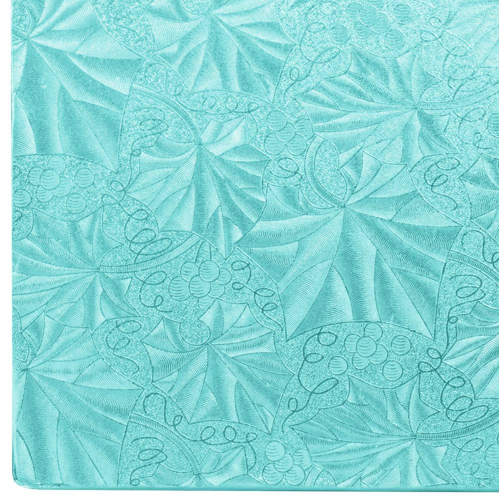 14x22 Blue Square Cake Drum - 12/Case S33599