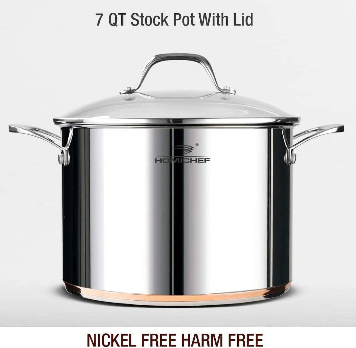 10-Piece Nickel Free Stainless Steel Cookware Set P97447