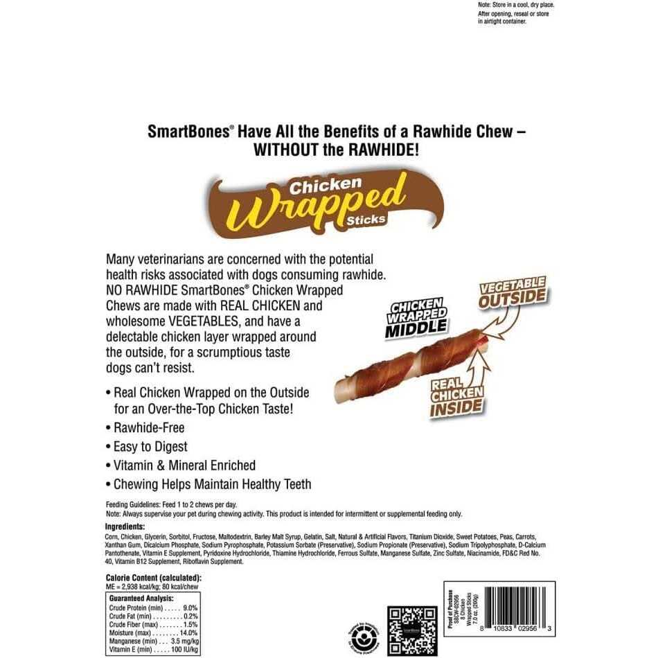 Chicken Wrapped Peanut Butter Sticks J7818