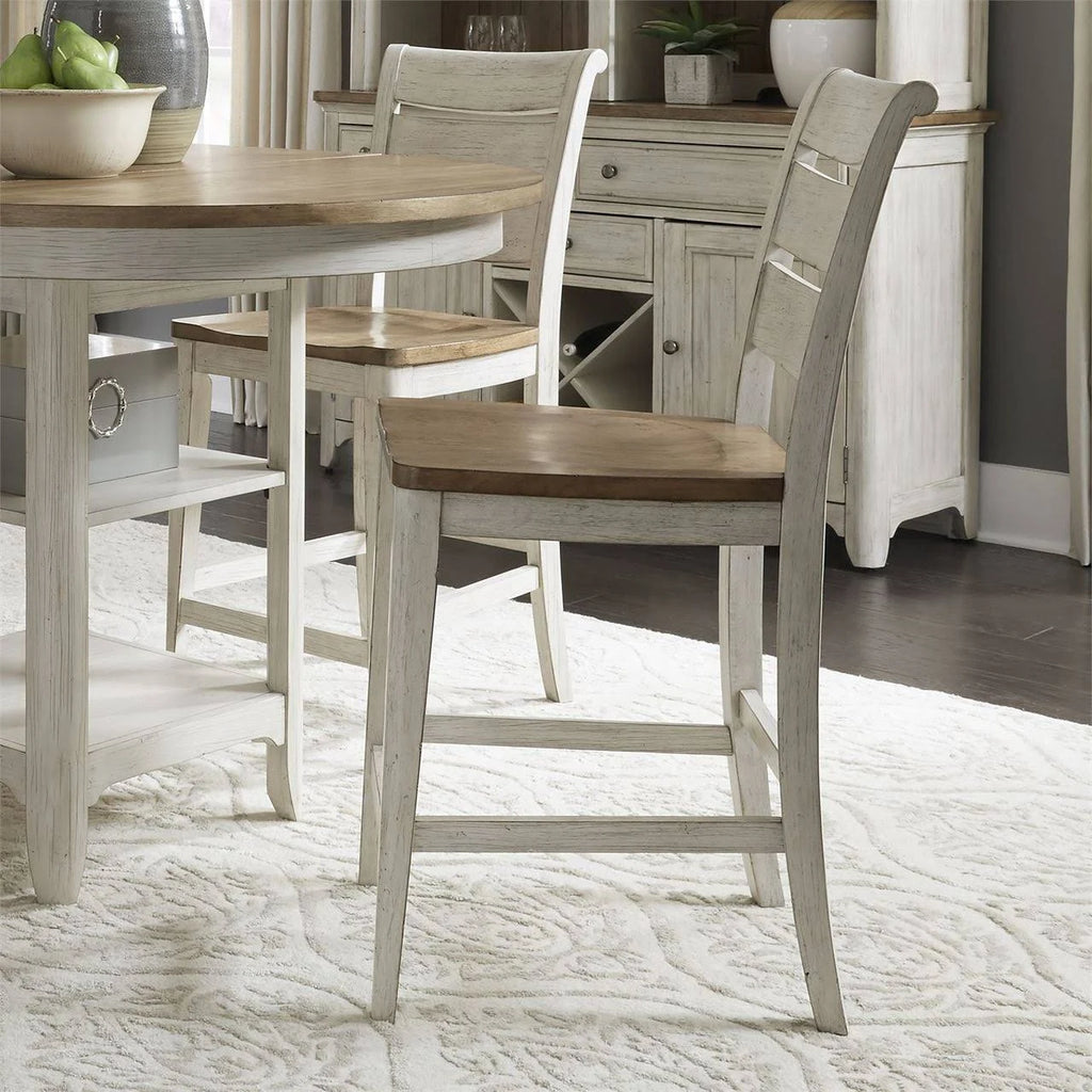 Ladder Back Counter Chair Z2093