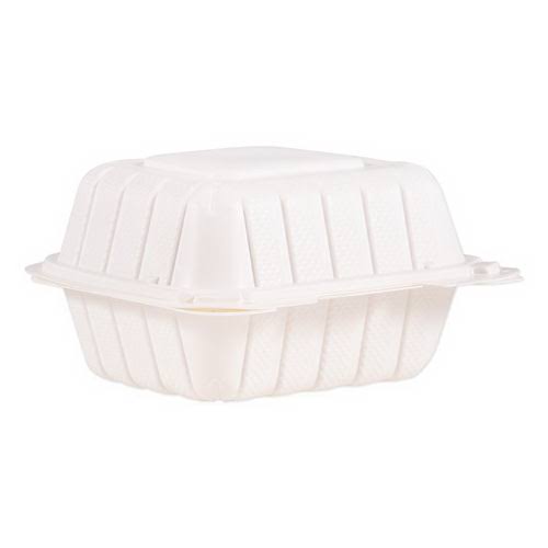 32 oz Clear Plastic Hinged-Lid Deli Containers C687179
