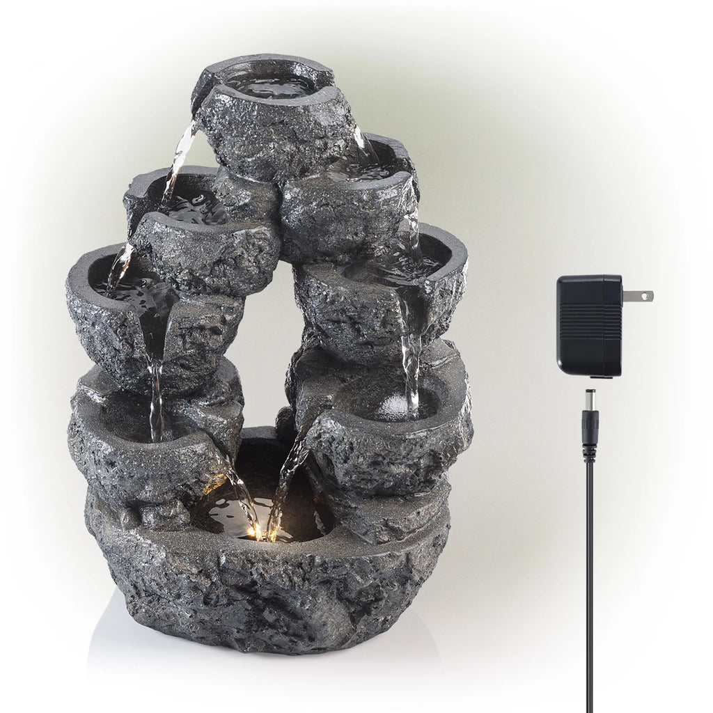 14" 5-Tiered Indoor/Outdoor Tabletop Fountain X4188