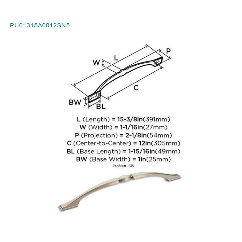 Satin Nickel Appliance Pull N42968
