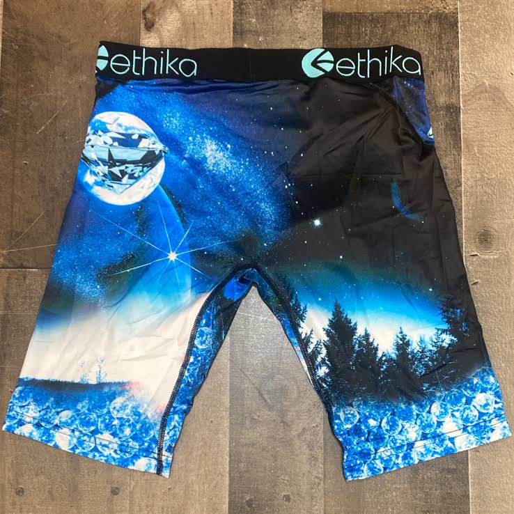 Blue/White Dog Boxers N795