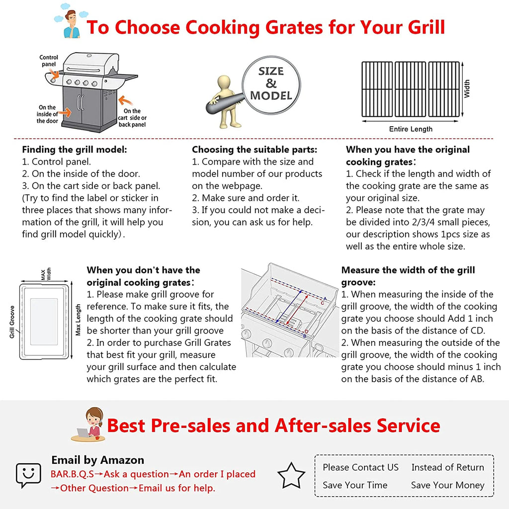 17 inch Grilling Cooking Grates W973451