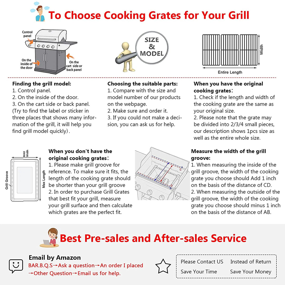 17 inch Grilling Cooking Grates W973451