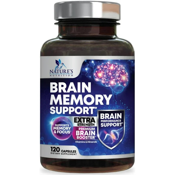 120 Capsules Nootropics Vitamins Brain Supplements D411