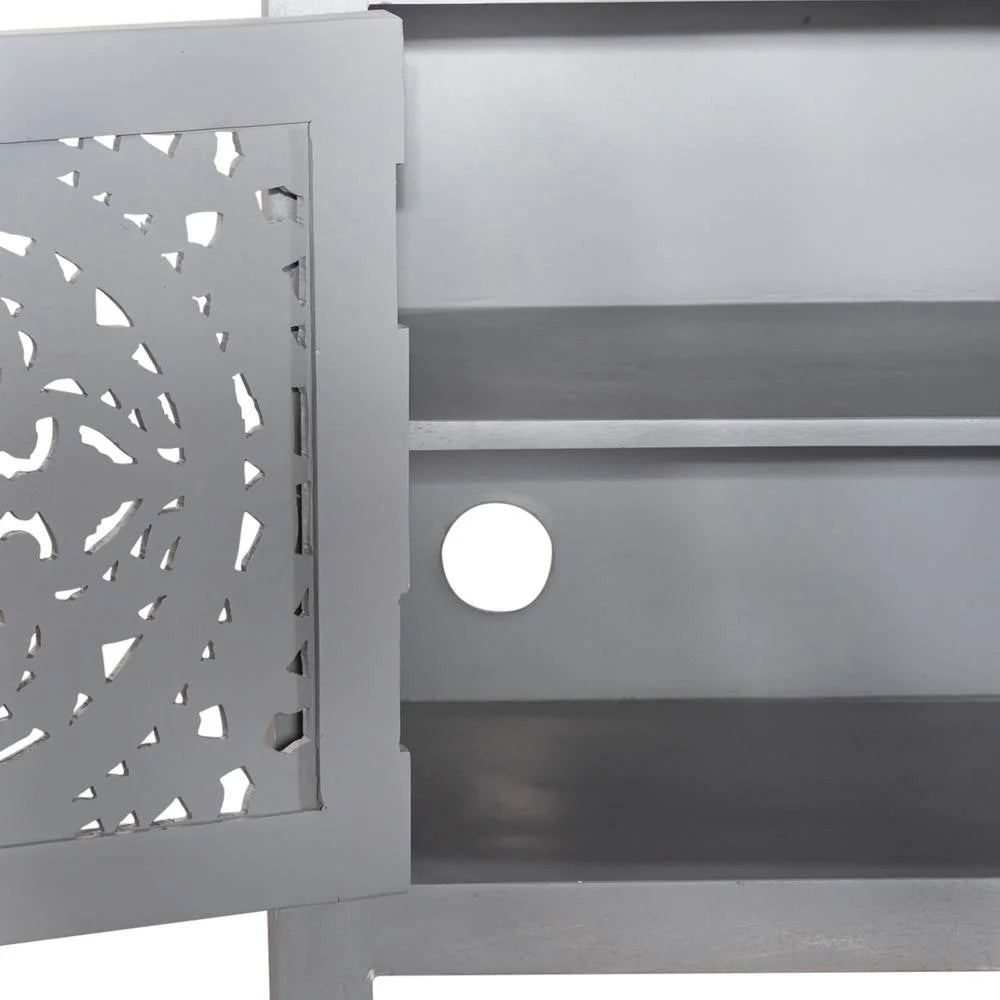 65 Inch 3 Door Accent TV Stand A1718