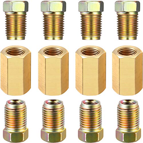 3/8 Inch-24 Threads Brake Line Fittings Assortment for 3/16 Inch Tube J475359