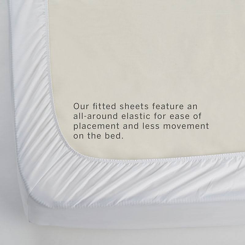 Queen Supima Cotton Sateen Fitted Sheet H2204